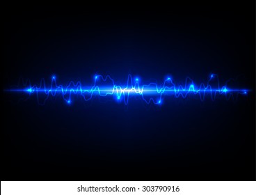 Abstract light blue technology background