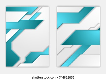 Resumen del diseño del volante de tecnología azul claro. Fondo del vector