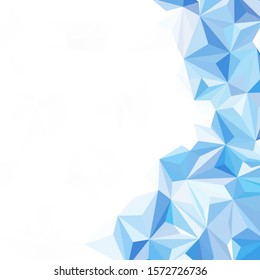 abstract light blue triangles background