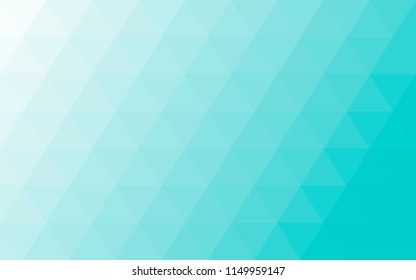 Abstract light blue Triangular Background. Gradient. Mosaic