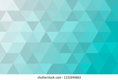 Abstract  light blue Triangular Background. Gradient. Mosaic