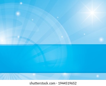 abstract light blue vector background with radiant rays