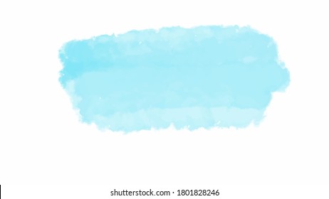 Abstract light blue watercolor for background