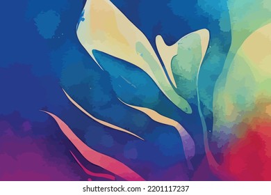 acuarela azul claro abstracto para fondo