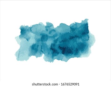 abstract light blue watercolor painting background