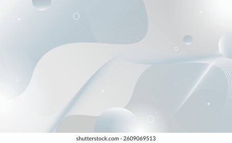 Abstract Light Blue Wave Background vector illustration design. Vector illustration design for presentation, banner, cover, web, card, poster, wallpaper	