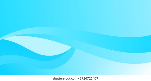 Fondo de onda azul claro Abstractas con diseño de curvas fluidas suaves. Traje para el Anuncio, el Web, el folleto, el panfleto, el cartel y la presentación