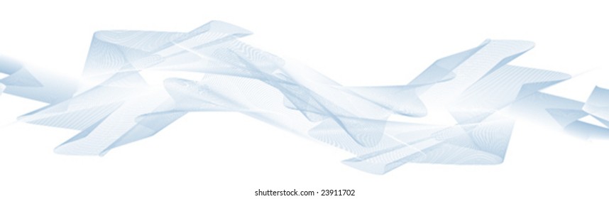 Abstract light blue waves. Vector