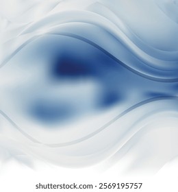 Abstract Light Blue Wavy Background