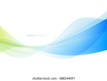 Abstract light blue wavy background.