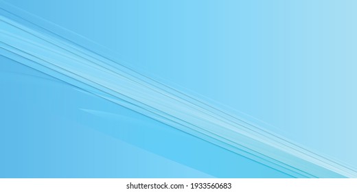 Abstract light blue wavy with blurred light curved lines background