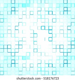 Abstract light blue and white background with geometric pattern. Eps10 Vector illustration.
