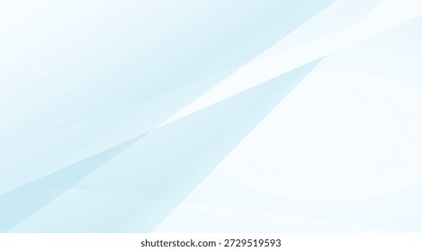 Fundo geométrico azul claro e branco abstrato com linhas diagonais sobrepostas suaves, criando uma estética moderna e limpa para apresentações corporativas, tecnológicas e médicas