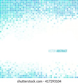 Abstract light blue and white geometric background
