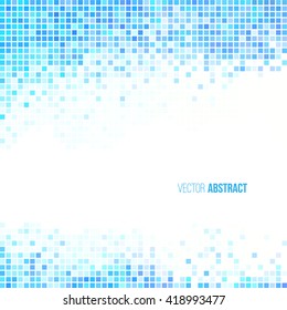 Abstract Light Blue And White Geometric Background
