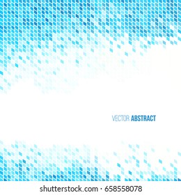 Abstract light blue and white geometric background