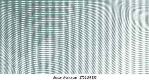 Abstract light blue white low poly halftone pattern. Polygonal pattern. Half tone  vector illustration with dots. Modern polka dots wide background for web design, leaflets, print