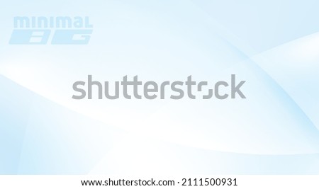 Abstract light blue and white minimal background. Simple vector graphic pattern