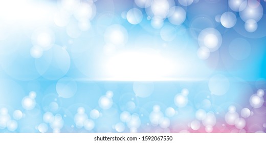 Abstract light blur and bokeh effect background