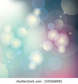Abstract light blur and bokeh effect background
