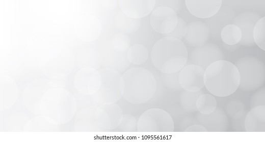 Abstract light blurred bokeh for background. Beautiful bokeh background with light effect. Vector illustration.