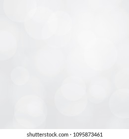 Abstract light blurred bokeh for background. Beautiful bokeh background with light effect. Vector illustration.