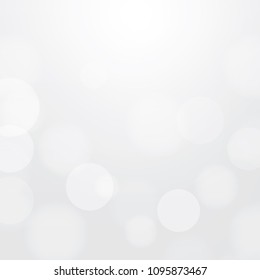 Abstract light blurred bokeh for background. Beautiful bokeh background with light effect. Vector illustration.