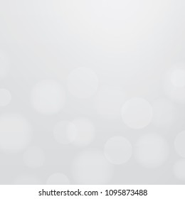 Abstract light blurred bokeh for background. Beautiful bokeh background with light effect. Vector illustration.