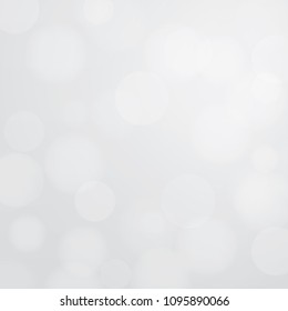 Abstract light blurred bokeh for background. Beautiful bokeh background with light effect. Vector illustration.
