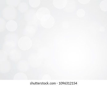 Abstract light blurred bokeh for background. Beautiful bokeh background with light effect. Vector illustration.