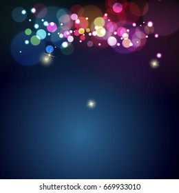 Abstract Light Bokeh Background
