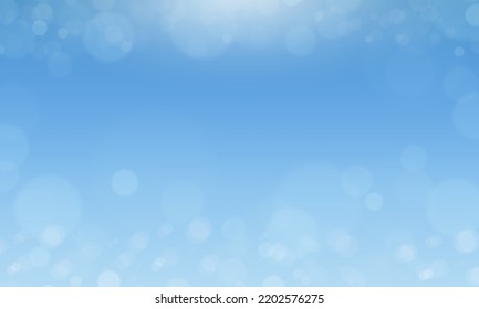 luz abstracta fondo de bokek azul cielo brillante luces de navidad