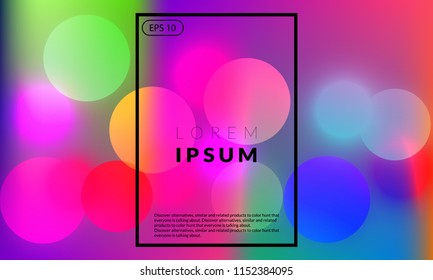 Abstract Light Bokeh Background, Vector Illustration, Suitable For Wallpaper  Banner  Card  Book Illustration  Web Landing Page  and Other Related Creative