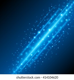 Abstract Light Bokeh Background Vector Illustration. Magic Defocused Glitter Sparkles. Good for promotion materials, Brochures, Banners. Abstract Backdrop