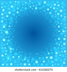 Abstract Light Bokeh Background Vector Illustration. Magic Defocused Glitter Sparkles. 