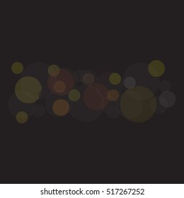 Abstract Light Bokeh Background, Vector Illustration