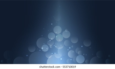 Abstract light bokeh background, vector illustration