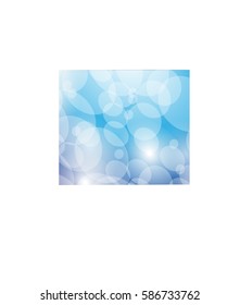 Abstract Light Bokeh Background, Vector Illustration