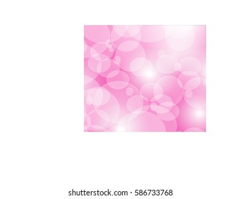 Abstract Light Bokeh Background, Vector Illustration