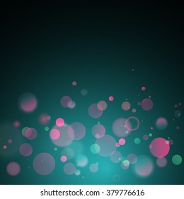 Abstract light bokeh blurred background