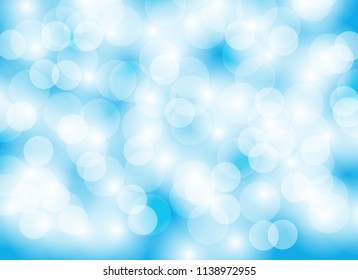 abstract light bokeh color blue background,vector graphics design