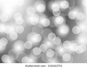 abstract light bokeh color gray blur background,vector graphics