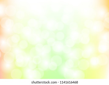 abstract light bokeh color green blur background,vector graphics