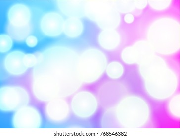 Abstract light bokeh green circles