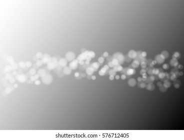 abstract light bokeh with grey background. vector