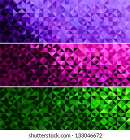 Violet and purple sparkles. Purple glitter background. Pink background.  Elegant abstract background brilliant shimmer. Vector illustration Stock  Vector