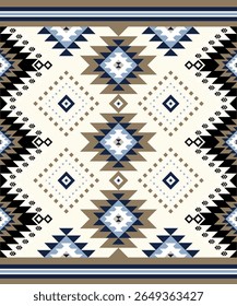 Abstract light brown ethnic art .Seamless pattern in tribal,folk embroidery,and Native American style.
Aztec geometric art ornament print.Design for carpet,cover.Wallpaper,wrapping,fabric,clothing.