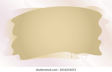 Abstract light brown watercolor wash vector background