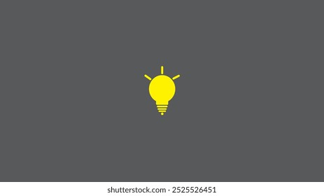 Abstract Light bulb creative idea and innovation illustration