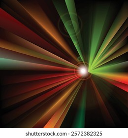 Abstract Light Burst Background Vector